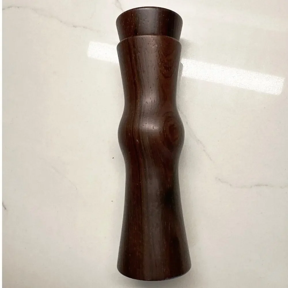 New Vintage Haenlein Winterthur Dark Wood Teak Pepper Mill Mid-Century Modern